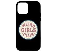 Carcasa para iPhone 12 Mini Emblema de Mujer Vintage con Texto en inglés Weird Girls Club
