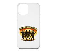Carcasa para iPhone 12 Mini Emblema de reunión de The Boys Are Back in Town Brotherhood Divertido