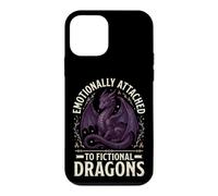 Carcasa para iPhone 12 Mini Emotionally Attached To Fictional Dragons Libro De Ficción