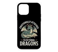 Carcasa para iPhone 12 Mini Emotionally Attached To Fictional Dragons Libro De Ficción