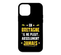 Carcasa para iPhone 12 Mini En Bretaña Nunca llueve Absolutamente Humor Breton