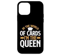 Carcasa para iPhone 12 Mini En el Mundo de Las Cartas im The Queen Trading Card
