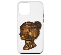 Carcasa para iPhone 12 Mini En la Biblioteca Ella va Pierde su Mente Encuentra su Alma Libros