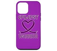 Carcasa para iPhone 12 Mini Epilepsy Warrior Purple Heart Ribbon Awareness