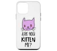 Carcasa para iPhone 12 Mini ¿Eres Gatito, Tengo razón? Signo de maullido, Gatito Divertido