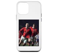 Carcasa para iPhone 12 Mini Eric Cantona David Beckham GOL Celebración Hombre Utd Fútbol