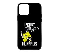Carcasa para iPhone 12 Mini Es Curioso Que encontré Este Chiste de papá con húmero, Perro y Huesos esqueléticos