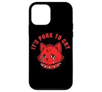 Carcasa para iPhone 12 Mini Es Punk Llorar lágrimas de Gato