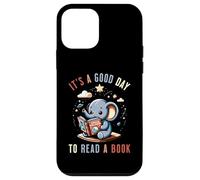 Carcasa para iPhone 12 Mini Es un Buen día para Leer un Libro Amantes del Espacio Amantes de los Libros Divertidos