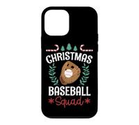 Carcasa para iPhone 12 Mini Escuadrón de béisbol navideño a Juego con Equipo Familiar de X-Mas Crew