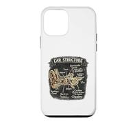 Carcasa para iPhone 12 Mini Especialistas en audífonos ENT Doctor Graphic Cóclea Anatomía