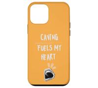 Carcasa para iPhone 12 Mini Espeleología alimenta mi corazón Cave Explorer Espeleología Pasatiempo