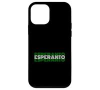 Carcasa para iPhone 12 Mini Esperanto - Diseño de Texto de lenguaje de Estilo Retro de los años 70