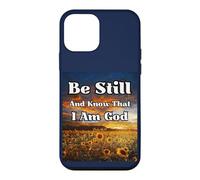 Carcasa para iPhone 12 Mini Estar quieto y Saber: Salmos Biblia edificante pacífica Cristiana