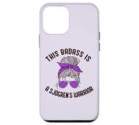 Carcasa para iPhone 12 Mini Este Badass ES UN Guerrero DE SJOGREN Purple Ribbon Meme
