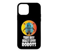 Carcasa para iPhone 12 Mini Este Chico Realmente ama los Robots, Robótica para niños Robot