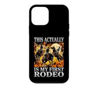 Carcasa para iPhone 12 Mini Este es mi Primer Rodeo de Estilo Bootleg de Rodeo