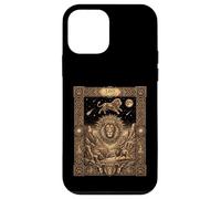 Carcasa para iPhone 12 Mini Estilo de Carta del Tarot del símbolo de la astrología del Zodiaco Leo