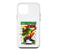 Carcasa para iPhone 12 Mini Estilo Rey etíope Dab con Colores Nacionales para niños y niños