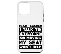 Carcasa para iPhone 12 Mini Estimado Maestro Hablo con Todo el Mundo Tan moviendo mi Asiento