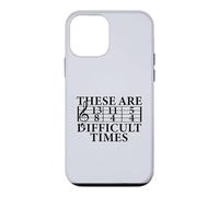 Carcasa para iPhone 12 Mini Estos Son Tiempos DIFÍCILES Funny Music Teacher Musician Meme