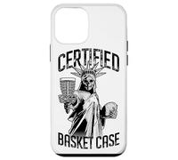 Carcasa para iPhone 12 Mini Estuche para Cesta con Certificado Disc Golf Estatua de la Libertad Esqueleto