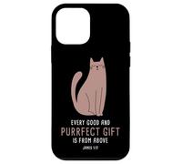 Carcasa para iPhone 12 Mini Every Good & Purrfect (Gift) is from Above - James 1:17 Cat