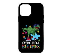 Carcasa para iPhone 12 Mini Every Piece Belongs T-Rex Dinosaur Autism Awareness