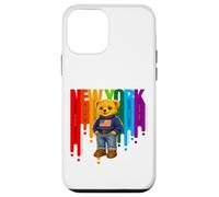 Carcasa para iPhone 12 Mini Exceed The Limit New York Teddy Bear- Colorful NYC Boroughs