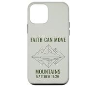 Carcasa para iPhone 12 Mini Faith Can Move Mountains Mateo 17 20 Verso Cristiano