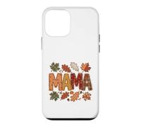 Carcasa para iPhone 12 Mini Fall Mama Patchwork Style Hojas de otoño Calabaza