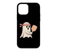 Carcasa para iPhone 12 Mini Fantasma Jugando Pickleball con gráfico Bandana
