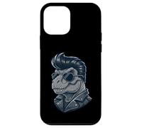 Carcasa para iPhone 12 Mini Fantásticos Tonos de Estilo Rock Roll Retro Tipo Dinosaurio T-Rex