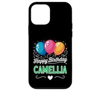 Carcasa para iPhone 12 Mini Feliz cumpleaños Camellia