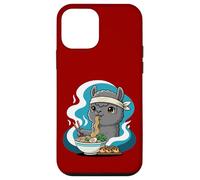 Carcasa para iPhone 12 Mini Fideos Ramen Alpaca Japón Y2K Kawaii Alpacas Anime