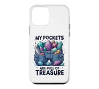 Carcasa para iPhone 12 Mini Fines De Semana Pockets Are Full of Treasure Rockhounding