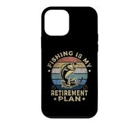 Carcasa para iPhone 12 Mini Fishing Is My Retirement Plan Cool Fishing Graphic Fisherman