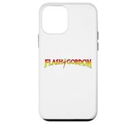 Carcasa para iPhone 12 Mini Flash Gordon Classic Rojo & Amarillo Texto Logo Comic