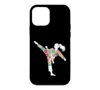 Carcasa para iPhone 12 Mini Floral Kick Funny Taekwondo Martial Arts Girls Women Karate