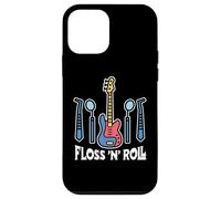 Carcasa para iPhone 12 Mini Floss Rock and Roll Dentista Oficina Dental Humor Música