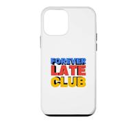 Carcasa para iPhone 12 Mini Forever Late Club: Lema Divertido en 3D Block Shadow