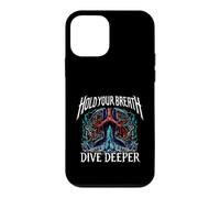 Carcasa para iPhone 12 Mini Freediver Scuba Hold Your Breath Dive Deeper