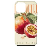 Carcasa para iPhone 12 Mini Fruta orgánica botánica del Sabor Dulce de la Fruta de la pasión Vintage