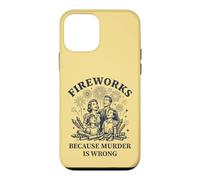 Carcasa para iPhone 12 Mini Fuegos Artificiales Porque el Asesinato está Mal Retro Family