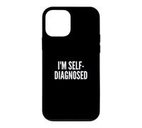 Carcasa para iPhone 12 Mini Fun I'm Self-Diagnosed Therapy Joke