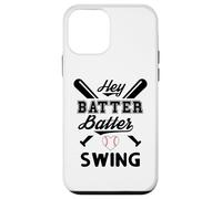 Carcasa para iPhone 12 Mini Funny Baseball Batter Batter Swing Hey Game Day Baseball Mom