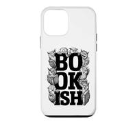 Carcasa para iPhone 12 Mini Funny Bookish Owl Book Lover Owls Bibliophile Tipografía