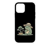 Carcasa para iPhone 12 Mini Funny Frog Bonsai Gardening Japanese Style Plant Lover