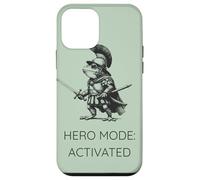 Carcasa para iPhone 12 Mini Funny Frog Humor. Roman Soldier Toad Hero Mode Activated