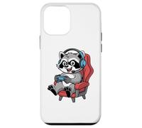Carcasa para iPhone 12 Mini Funny Gamer Raccoon Gaming Video Game Enthusiast Boys Kids